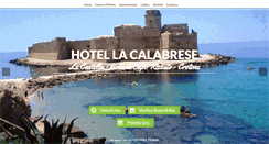Desktop Screenshot of hotellacalabrese.it